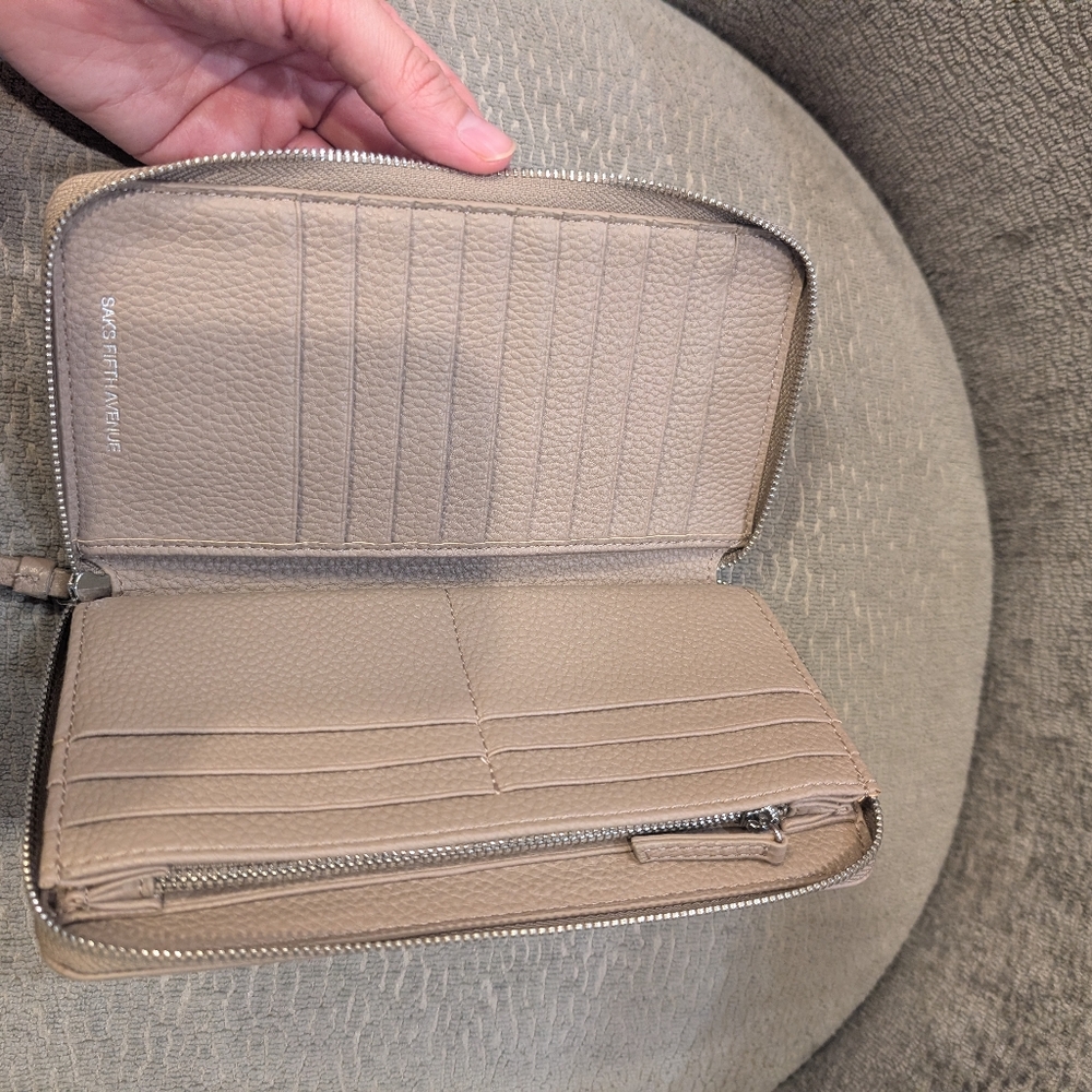 Saks Fifth Avenue Large Wallet - Picture 8 of 14